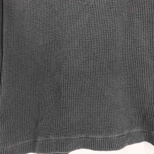 アールニューボールド R.NEWBOLD ワッフル生地 ヘンリーネック ロングスリーブ Tシャツ メンズ import:M