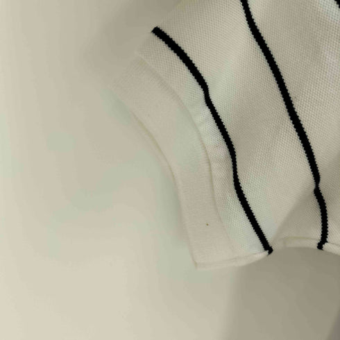 ポロバイラルフローレン Polo by RALPH LAUREN ポニー 刺繍 ライン 鹿の子 ポロ シャツ メンズ import:M
