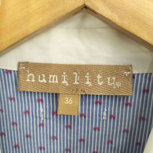 humility 総柄 L/S シャツ レディース 36