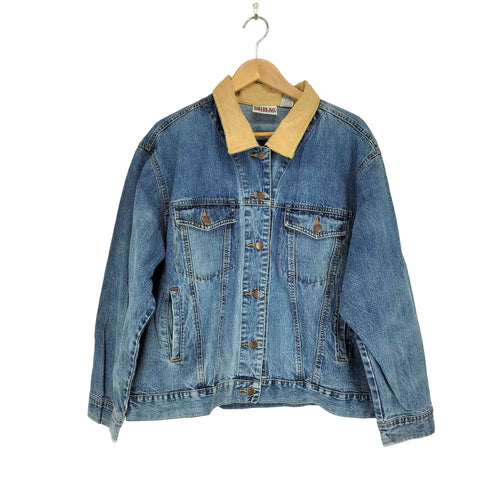 BILLBLASS 襟切替デニムジャケット レディース XL