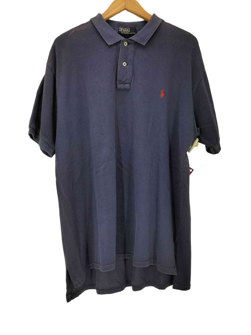 ポロバイラルフローレン Polo by RALPH LAUREN USA製 ポニー 刺繍 鹿の子 ポロ シャツ メンズ