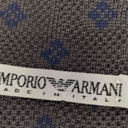 エンポリオアルマーニ EMPORIO ARMANI シルク100総柄ネクタイ メンズ