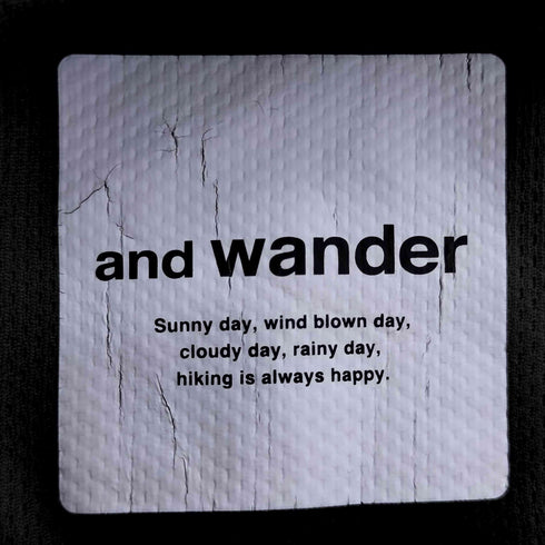 アンドワンダー and wander dry jersey raglan LS T ドライジャージー ラグラン ロングスリーブ Tシャツ メンズ JPN:3