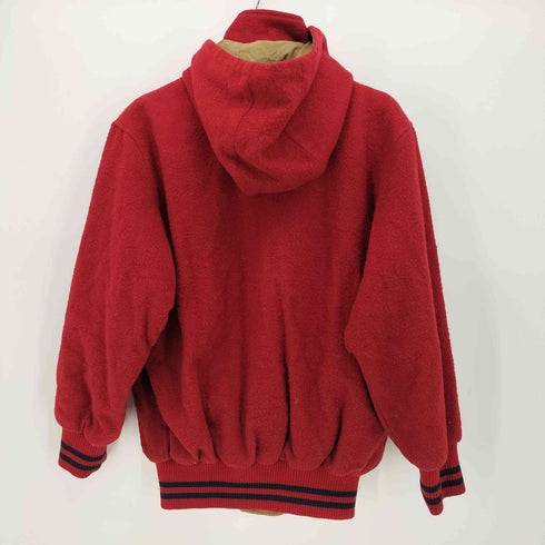 ラルフローレン RALPH LAUREN 80s リバーシブル フーデッド ウール スタジアムジャンパー メンズ