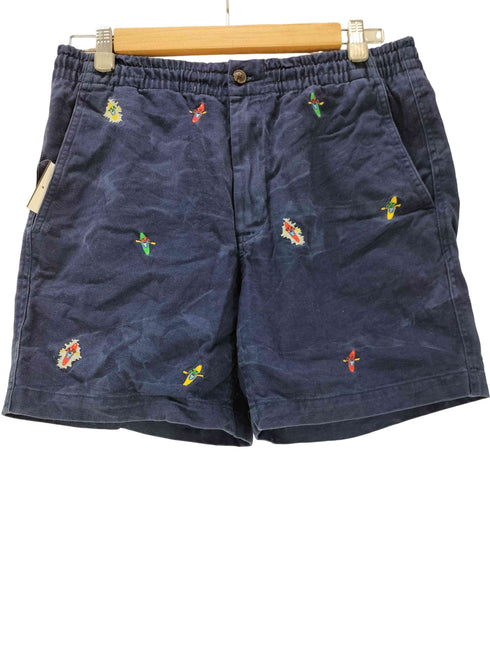 ポロラルフローレン POLO RALPH LAUREN CLASSIC FIT ボート 刺繍 総柄 イージー ショート パンツ ショーツ メンズ S