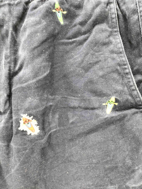 ポロラルフローレン POLO RALPH LAUREN CLASSIC FIT ボート 刺繍 総柄 イージー ショート パンツ ショーツ メンズ S