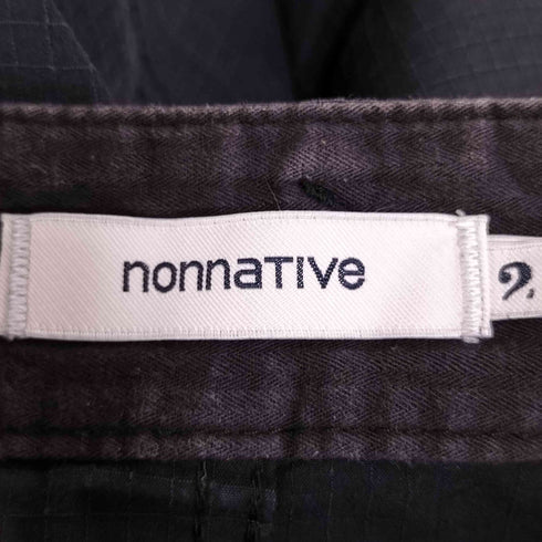 ノンネイティブ nonnative CYCLIST EASY RIB PANTS TAPERED FIT C/P RIPSTOP STRETCH COOL MAX メンズ JPN:2