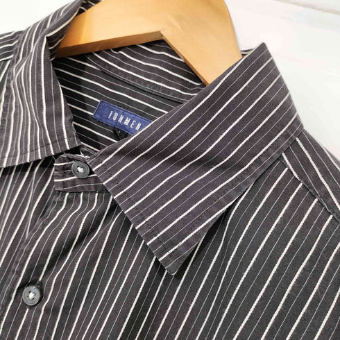 ジュンメン JUN MEN ストライプ S/S コットン シャツ メンズ JPN:L