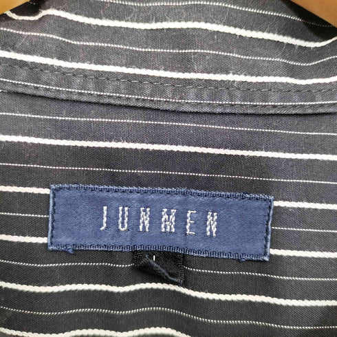 ジュンメン JUN MEN ストライプ S/S コットン シャツ メンズ JPN:L