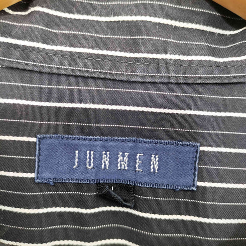 ジュンメン JUN MEN ストライプ S/S コットン シャツ メンズ JPN:L