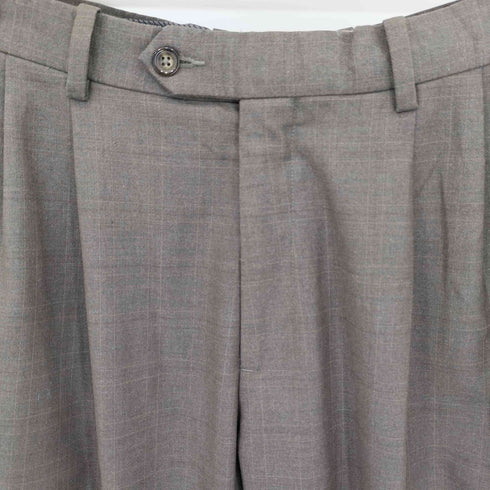 Mondo Di Marco 2タック チェック柄 スラックス メンズ  32/30