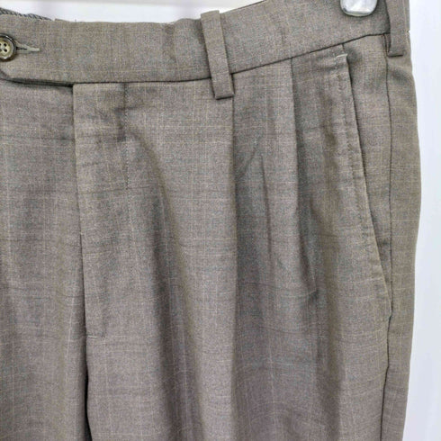 Mondo Di Marco 2タック チェック柄 スラックス メンズ  32/30