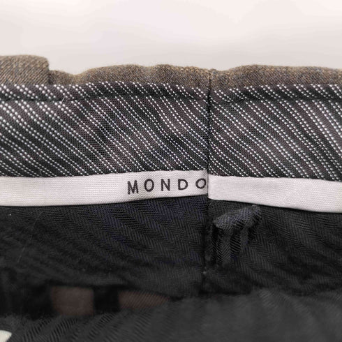 Mondo Di Marco 2タック チェック柄 スラックス メンズ  32/30