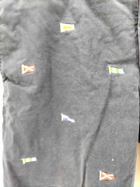 ポロラルフローレン POLO RALPH LAUREN BEDFORD CHINO フラッグ 刺繍 総柄 コットン ツイル チノ ショート パンツ ショーツ メンズ 36