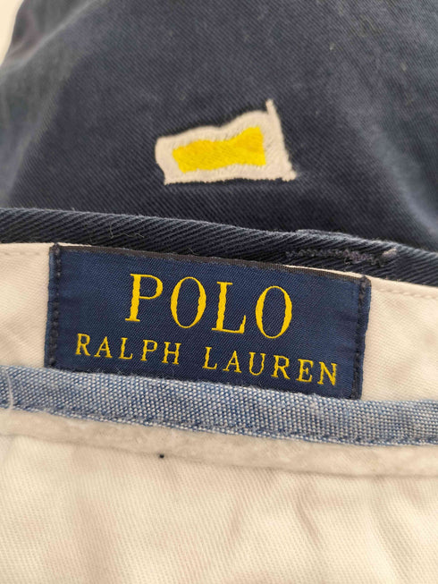 ポロラルフローレン POLO RALPH LAUREN BEDFORD CHINO フラッグ 刺繍 総柄 コットン ツイル チノ ショート パンツ ショーツ メンズ 36