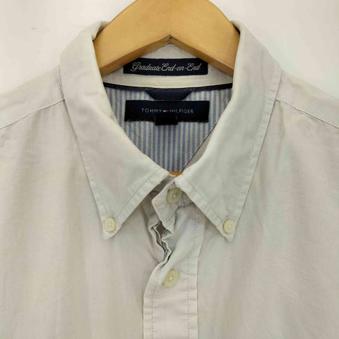 トミーヒルフィガー TOMMY HILFIGER Graduate End-on-End ボタンダウン長袖シャツ メンズ import:L