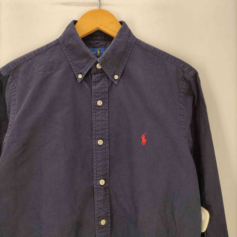ラルフローレン RALPH LAUREN CLASSIC FIT ポニー 刺繍 ボタンダウン L/S シャツ メンズ import:S