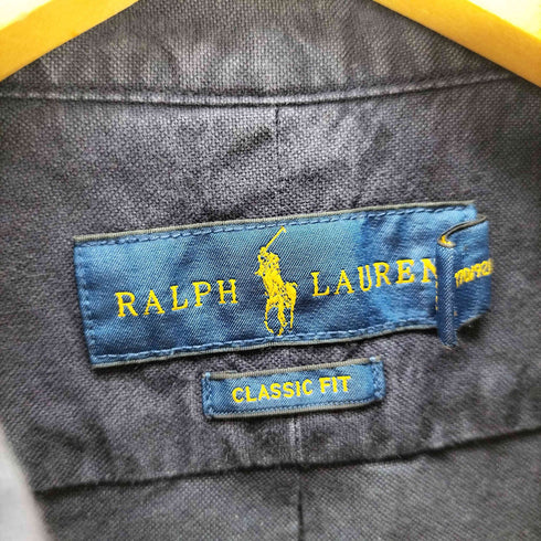 ラルフローレン RALPH LAUREN CLASSIC FIT ポニー 刺繍 ボタンダウン L/S シャツ メンズ import:S