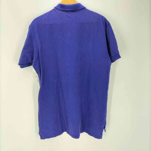 ポロバイラルフローレン Polo by RALPH LAUREN USA製 ポニー 刺繍 鹿の子 ポロ シャツ メンズ import:S