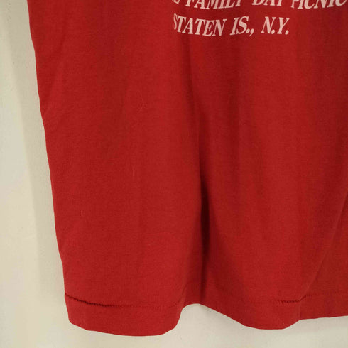 フルーツオブザルーム FRUIT OF THE LOOM 90S USA製 フロントプリント S/S Tシャツ メンズ import:M