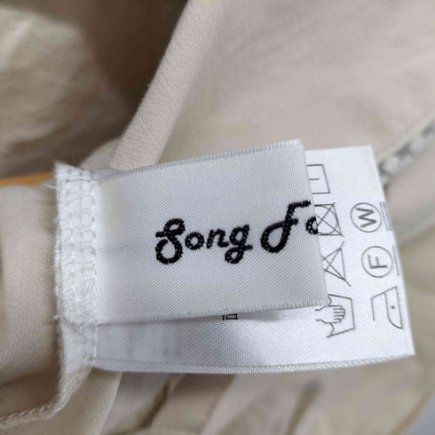 Song Forest レース フリル ブラウス ワンピース セットアップ レディース S