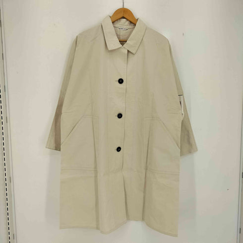 TIGER MAMA 綿100 ステンカラーオーバーコート レディース JPN:38