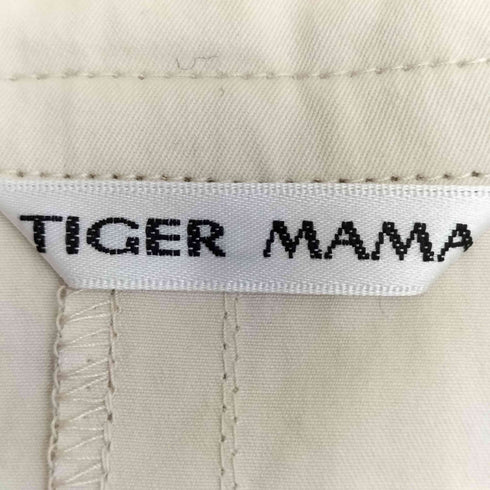 TIGER MAMA 綿100 ステンカラーオーバーコート レディース JPN:38