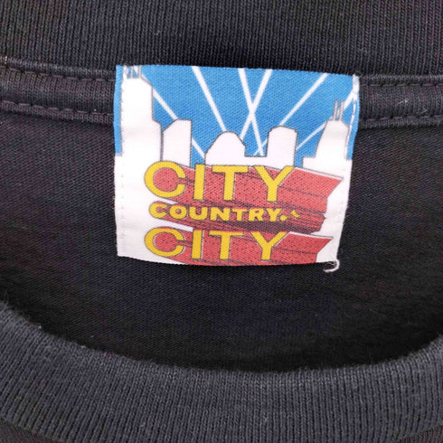 CITY COUNTRY CITY COTTON S/S T-SHIRT_Music always プリントTシャツ メンズ import:L