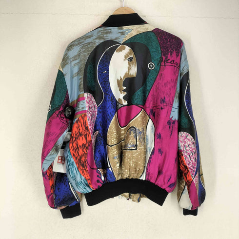 gdt too 90s アーティストプリントリブジャケット メンズ ONE SIZE