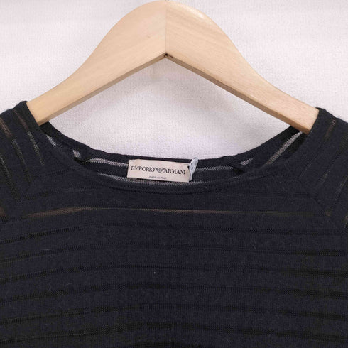 エンポリオアルマーニ EMPORIO ARMANI シアーカットソー レディース 38