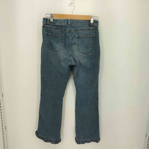 JOHN JELLO レーススリット ローライズ フレア ブーツカット デニムパンツ Y2K レディース 70-95