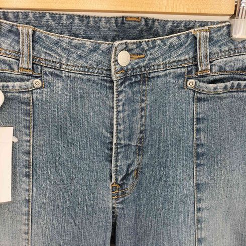 JOHN JELLO レーススリット ローライズ フレア ブーツカット デニムパンツ Y2K レディース 70-95