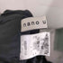 ナノユニバース NANO universe 24AW 消しプリーツサテンワイドパンツ レディース FREE
