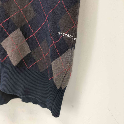 ポップトレーディングカンパニー POP TRADING COMPANY アーガイルベスト メンズ JPN:XL
