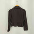 Pin Curl ドット柄 2B クロップド テーラードジャケット Y2K レディース 40