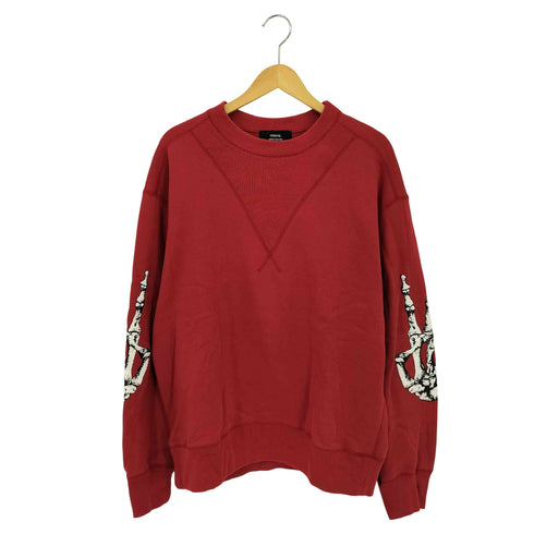 ENSOU. Peace Sweatshirt 袖プリント スウェット メンズ JPN:L
