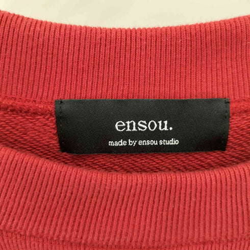 ENSOU. Peace Sweatshirt 袖プリント スウェット メンズ JPN:L
