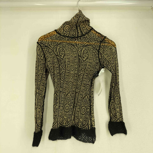 ジャンポールゴルチエクラシック Jean Paul GAULTIER CLASSIQUE 90S ペイズリー ハイネック パワーネット レディース import:M