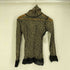 ジャンポールゴルチエクラシック Jean Paul GAULTIER CLASSIQUE 90S ペイズリー ハイネック パワーネット レディース import:M