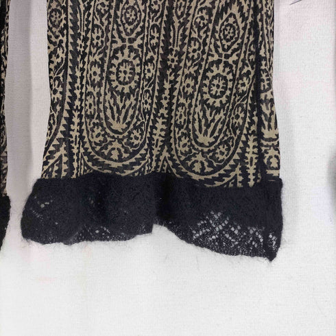 ジャンポールゴルチエクラシック Jean Paul GAULTIER CLASSIQUE 90S ペイズリー ハイネック パワーネット レディース import:M