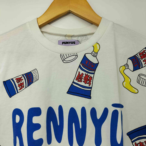 プニュズ PUNYUS 総柄 プリント Tシャツ レディース JPN:2
