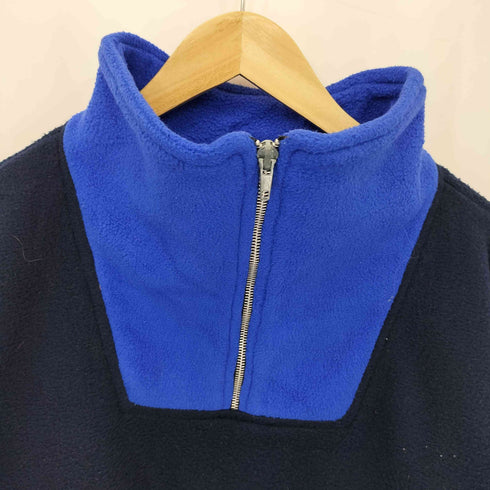 70-80s TALONジップ リブデザイン バイカラー フリースジャケット メンズ
