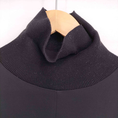 HERVE LEGER レーヨン 裾切替 ハイネック カットソー レディース 38/40