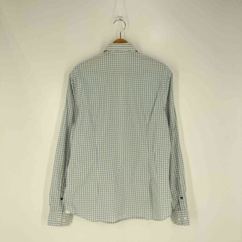 ラコステ LACOSTE チェック レギュラーカラーシャツ メンズ US:40