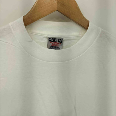 オニータ ONEITA 97年コピーライト SOPHOS エアフォースバックプリント クルーネック半袖Tシャツ カットソー メンズ L