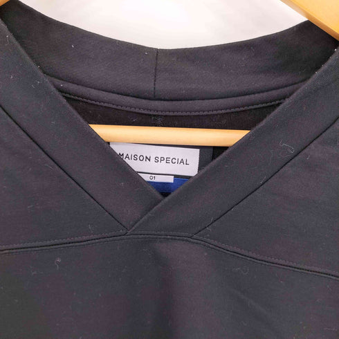 メゾンスペシャル MAISON SPECIAL Silky King Prime-Over Football T-shirt フットボールTシャツ メンズ JPN:1
