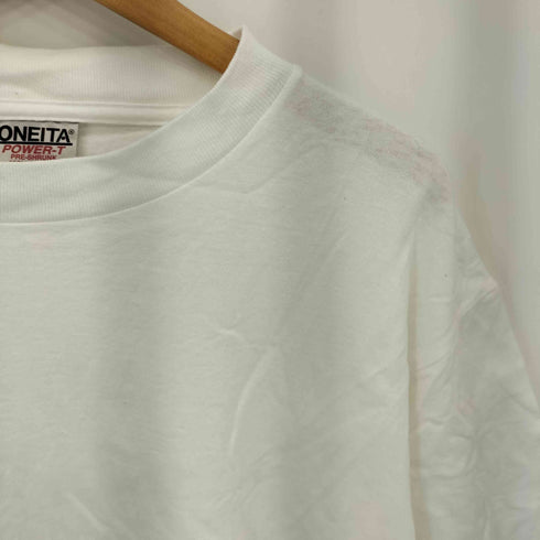 オニータ ONEITA 97年コピーライト SOPHOS エアフォースバックプリント クルーネック半袖Tシャツ カットソー メンズ L