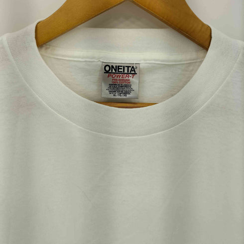 オニータ ONEITA 97年コピーライト SOPHOS エアフォースバックプリント クルーネック半袖Tシャツ カットソー メンズ XL