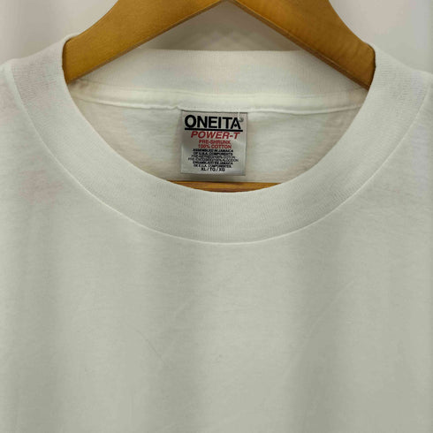 オニータ ONEITA 97年コピーライト SOPHOS エアフォースバックプリント クルーネック半袖Tシャツ カットソー メンズ XL