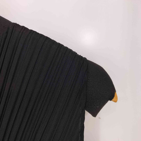 プリーツプリーズイッセイミヤケ PLEATS PLEASE ISSEY MIYAKE 18ss 斜めプリーツ 変形 ノースリーブ フレア ワンピース レディース JPN:3